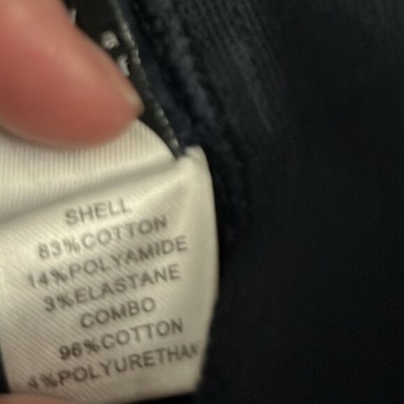 Diane Von Furstenburg Y2K Navy Blue Cap Sleeve Stretch Fit Flare Stretch Dress 4 - Picture 16 of 16